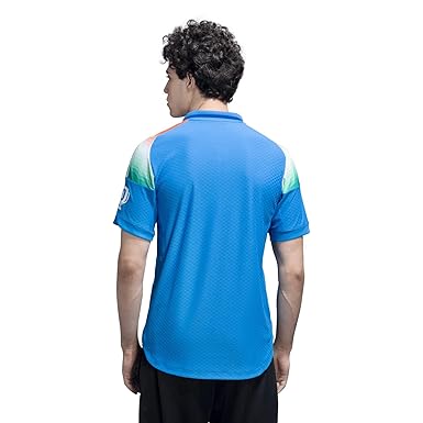 adidas Men's Polyester Regular Fit Official Team India ODI Cricket Player Jersey (2025)