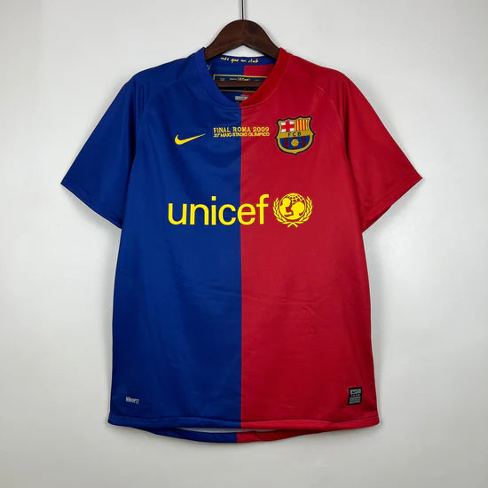 Retro Barcelona 08/09 UEFA Champions League Home