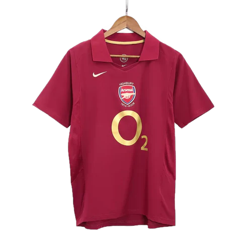 Arsenal 05/06 Home Maroon Retro Jersey