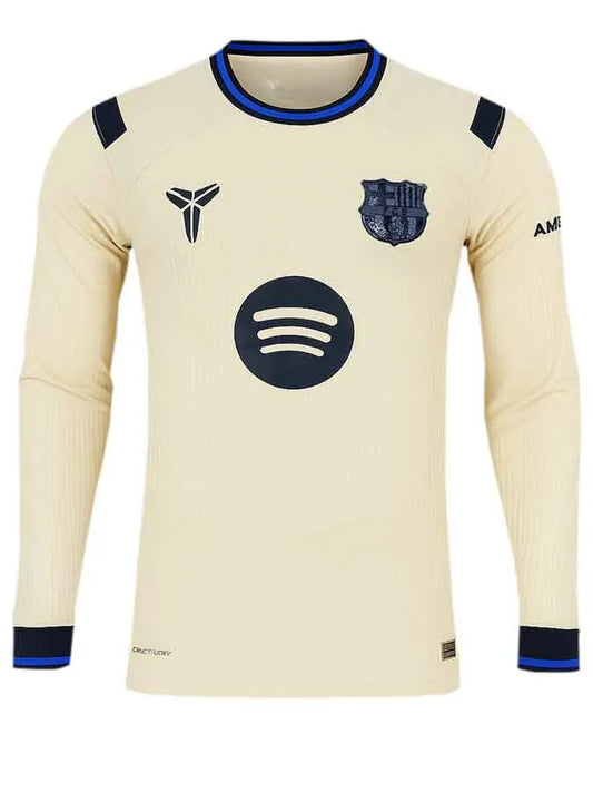 Barcelona Away Long Sleeves Jersey 25-26 Season Player Version