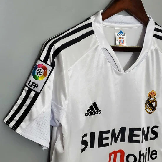 Real Madrid Retro Home 04/05 White Shirt
