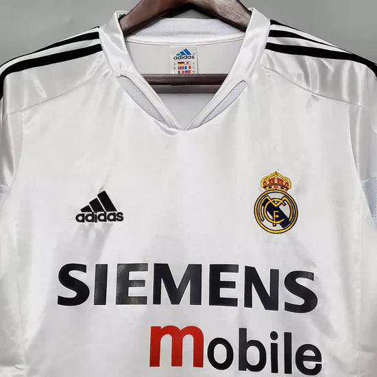 Real Madrid Retro Home 04/05 White Shirt