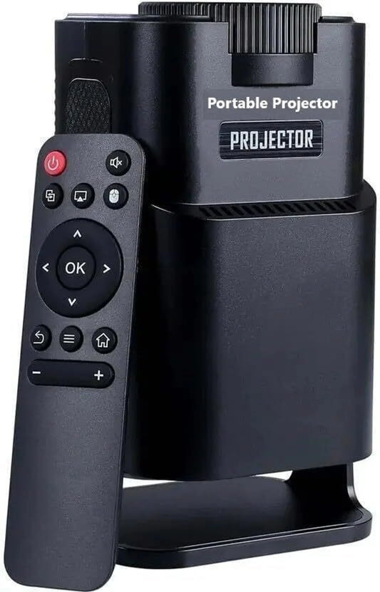 Nexscan Mini HY320 4K,Native HD Android 11 Wifi BT Miracat Autokeystone Freestyle (5000 lm / 1 Speaker / Wireless / Remote Controller) Portable Projector (Black)